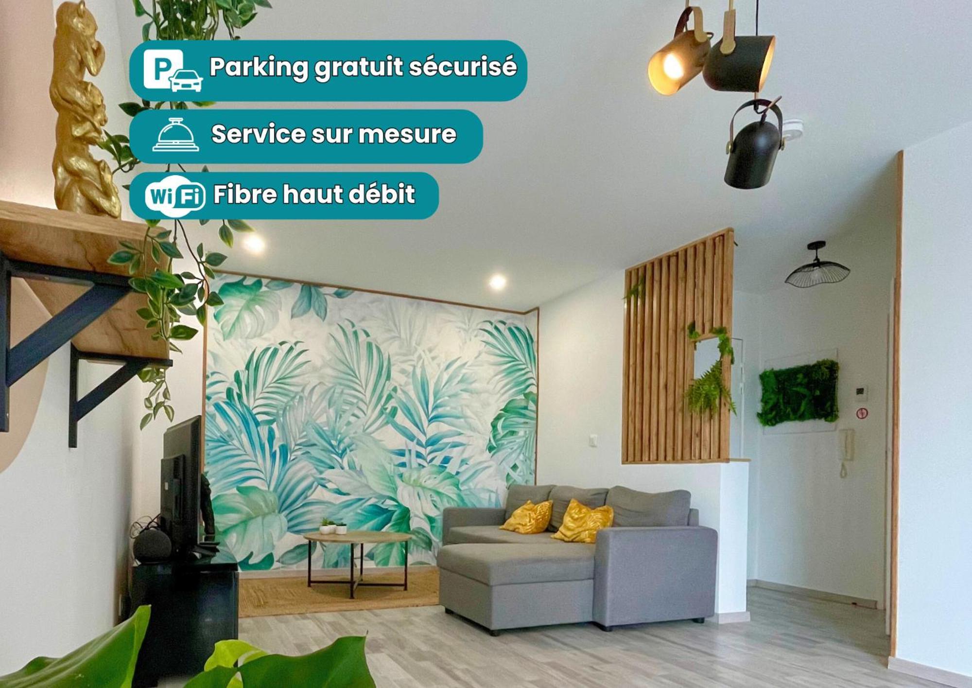 Le Jungle - Parking Et Wifi Gratuit - Balcon - Alexa Apartman Saint-Alban Kültér fotó